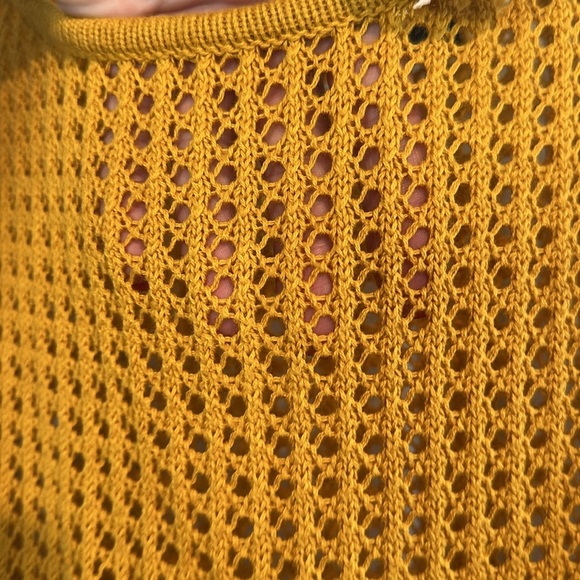 Jeanne Pierre Large mustard top - Picture 4 of 4